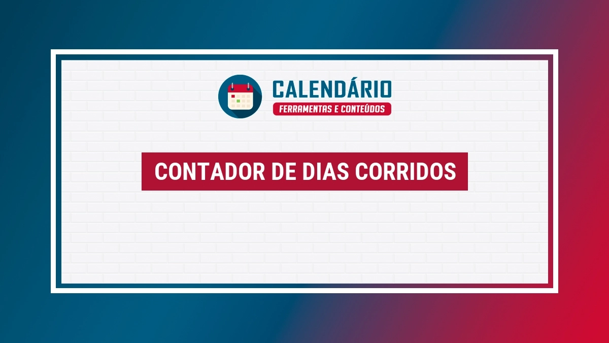 Contador de dias corridos calculadora de dias corridos calcular